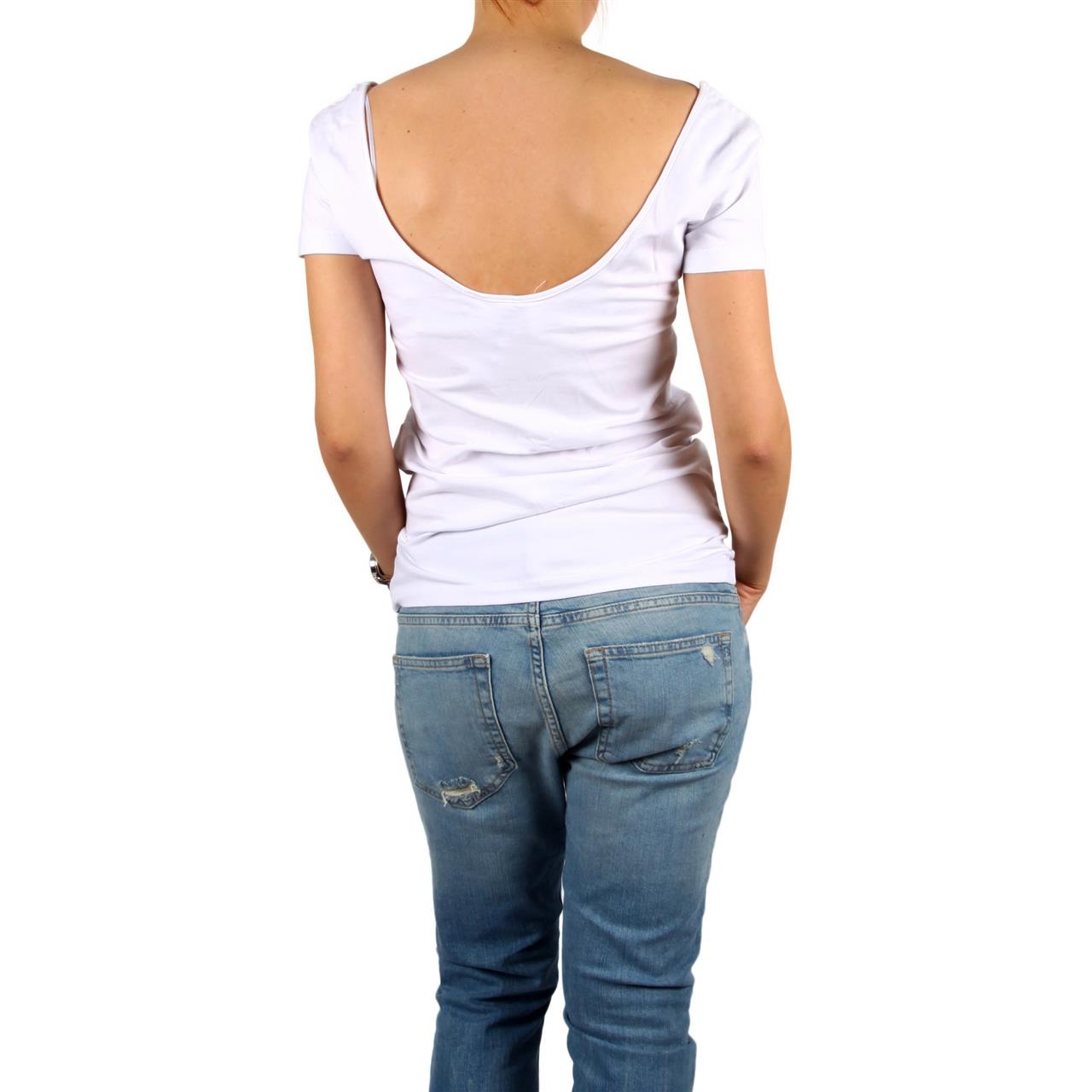Poza Tricou Cu imprimeu, Alb, Maneca scurta, Cu imprimeu - 1003C [2]