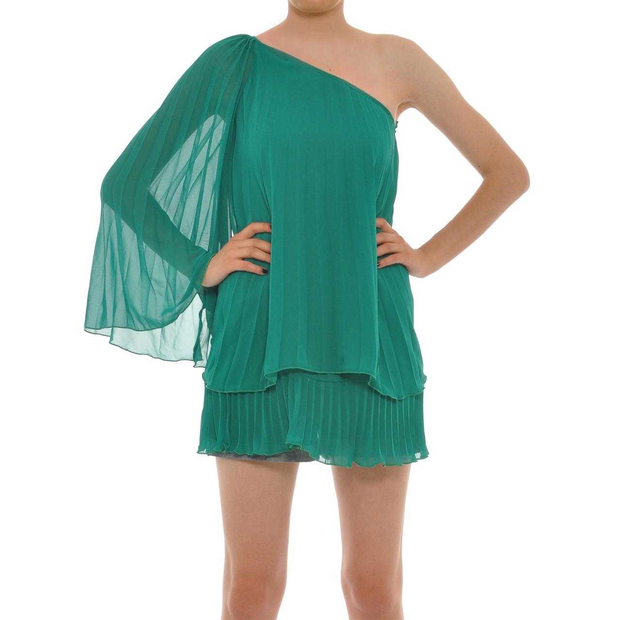 Poza Bluza Plisata, Verde - 013AA [1]