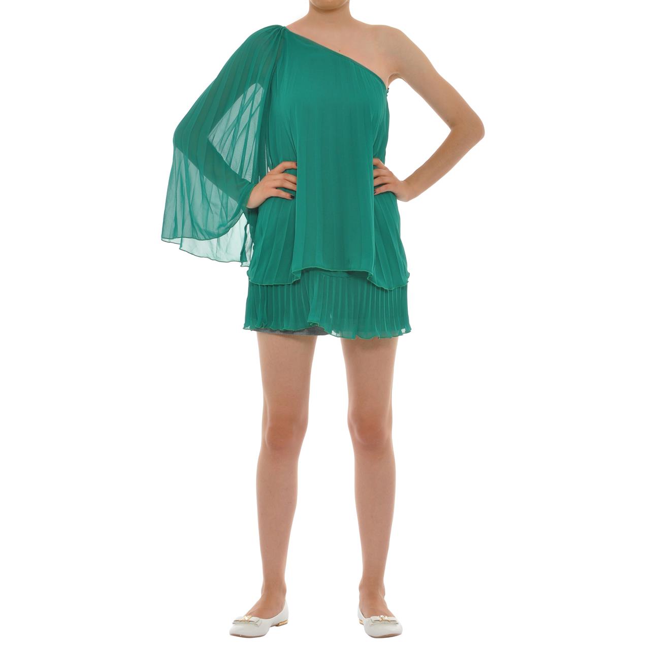 Poza Bluza Plisata, Verde - 013AA [3]