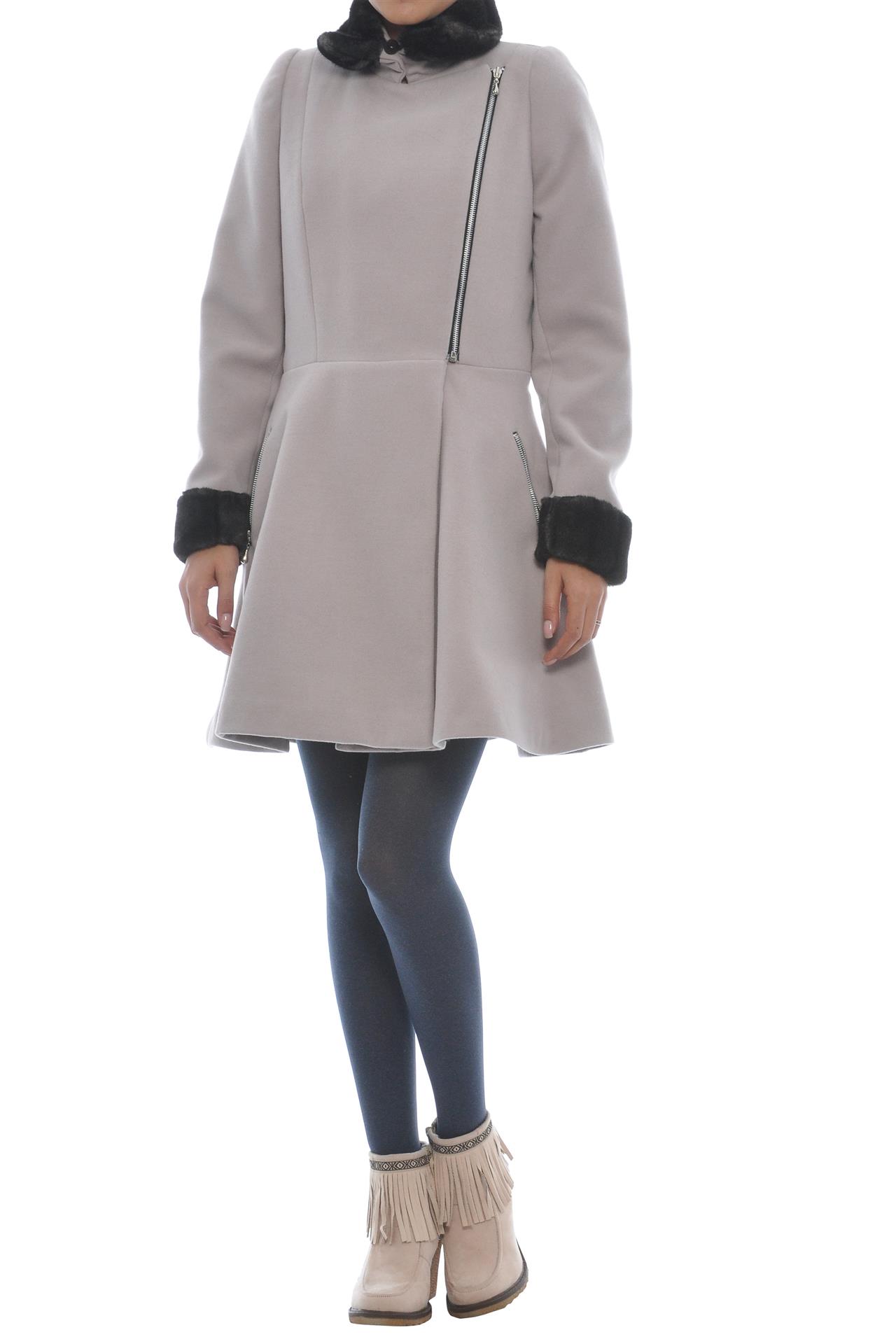 Poza Palton Casual, Clos, Negru - 204BBB [1]