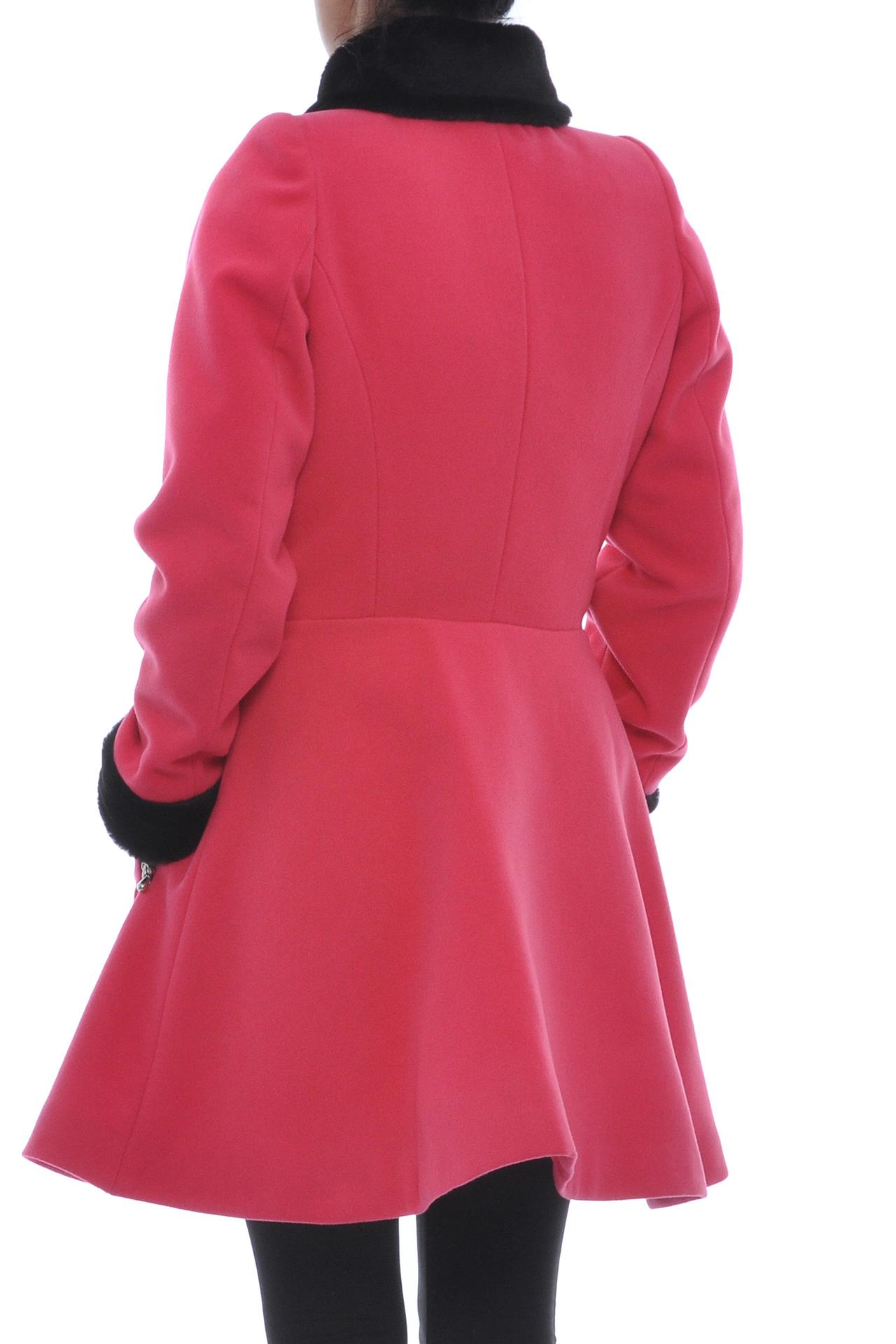 Poza Palton Casual, Clos, Corai - 204D [3]