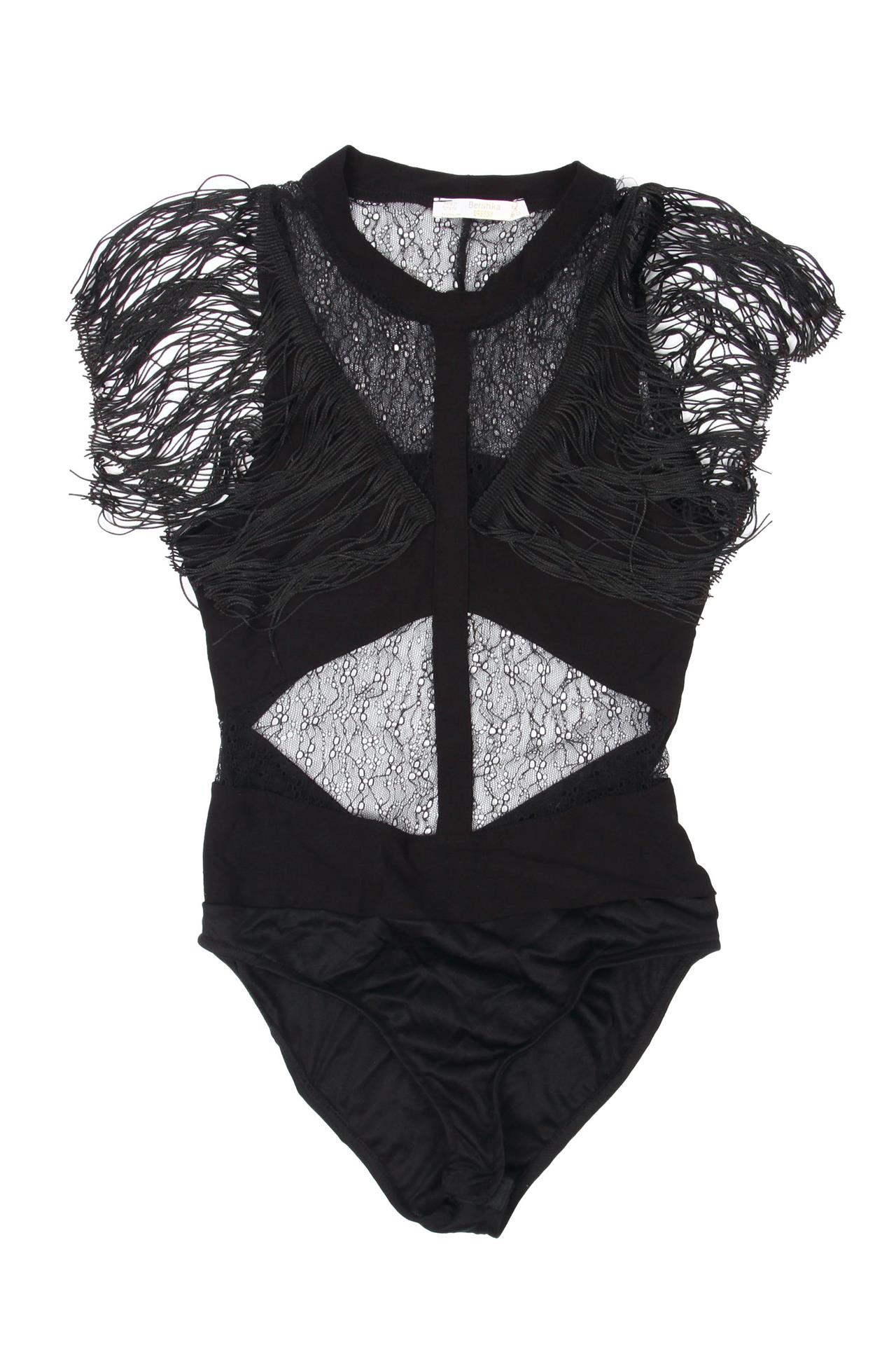 Poza Body Negru, Cu franjuri - 259E [4]