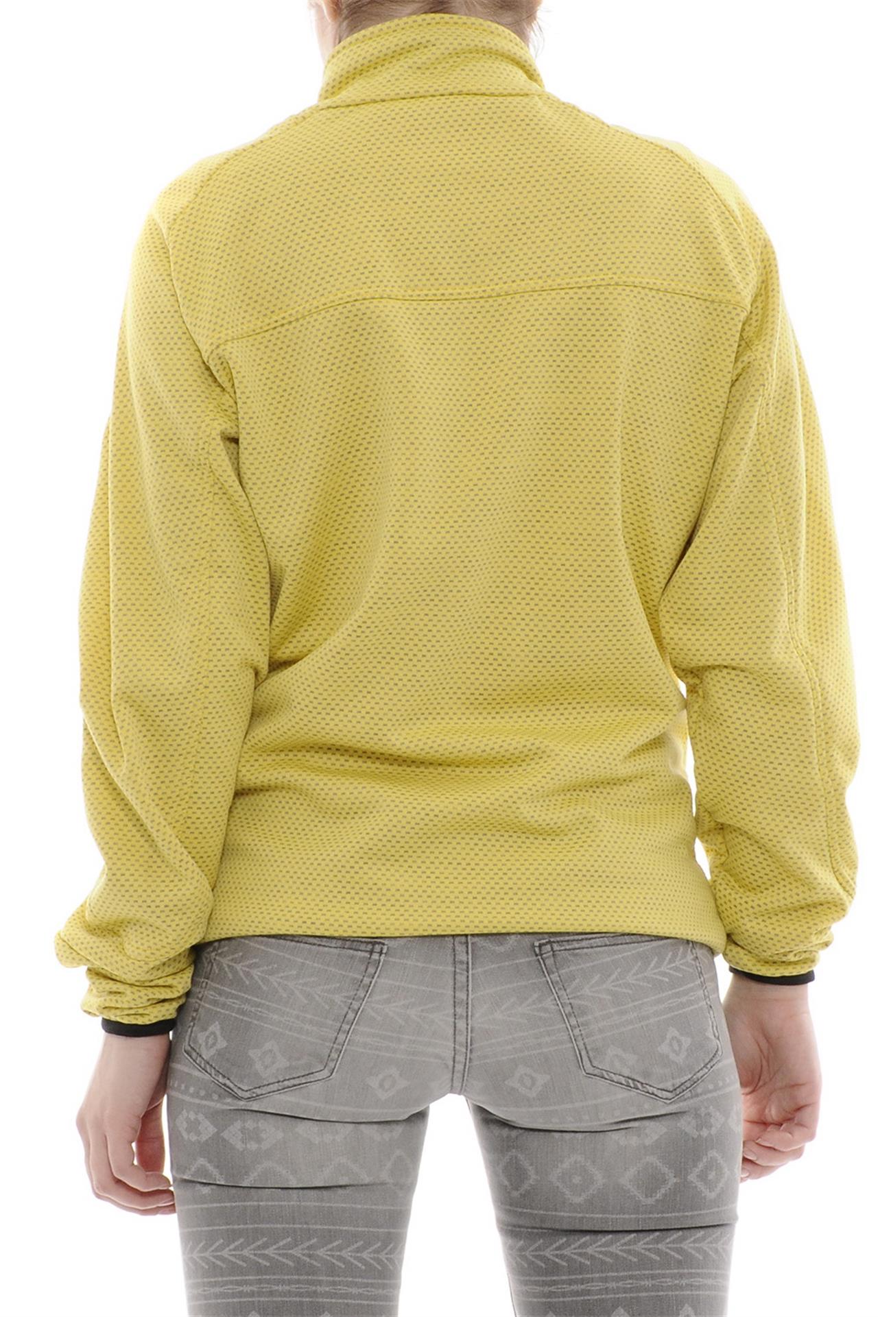 Poza Hanorac Galben, Cu fermoar, Texturat, Cu doua buzunare - 728GG [2]