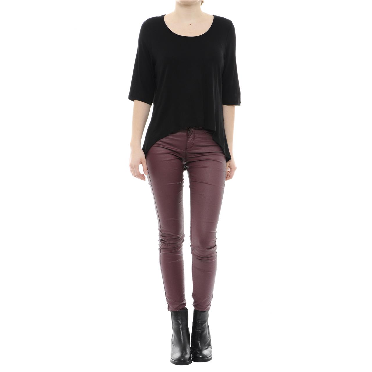 Poza Bluza Mai lunga la spate, Neagra - 731BB [4]