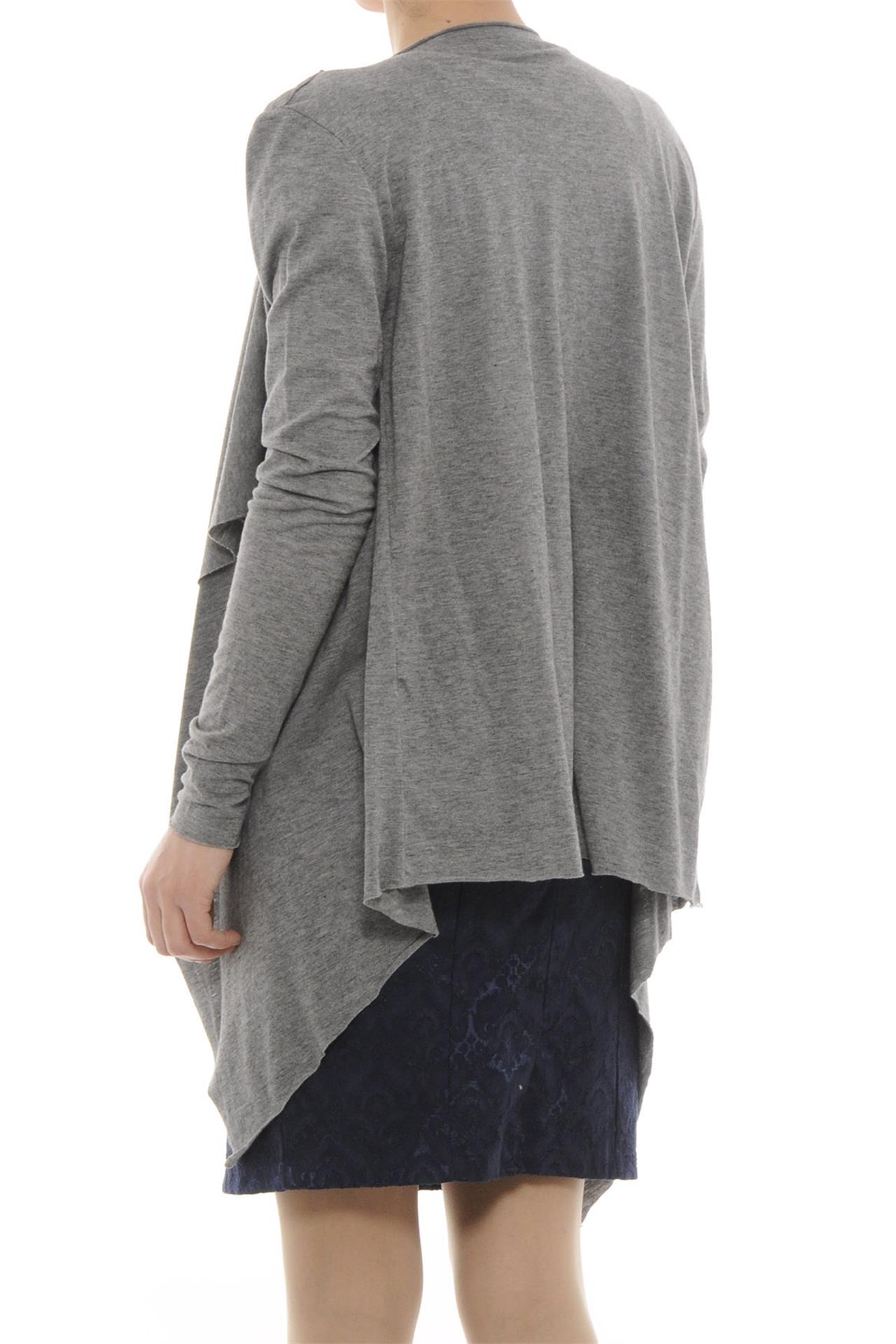 Poza Cardigan Asimetric, Gri - 750G [2]