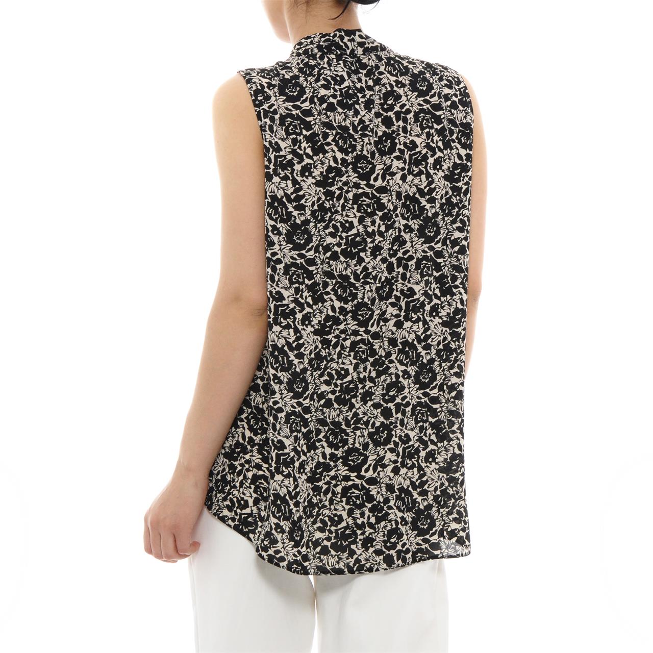 Poza Bluza Alb/Negru, Fara maneci - 761I [2]