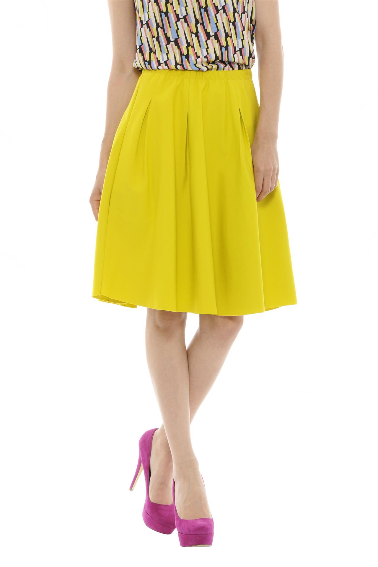 Poza Fusta Midi, Galbena - 785B [1]