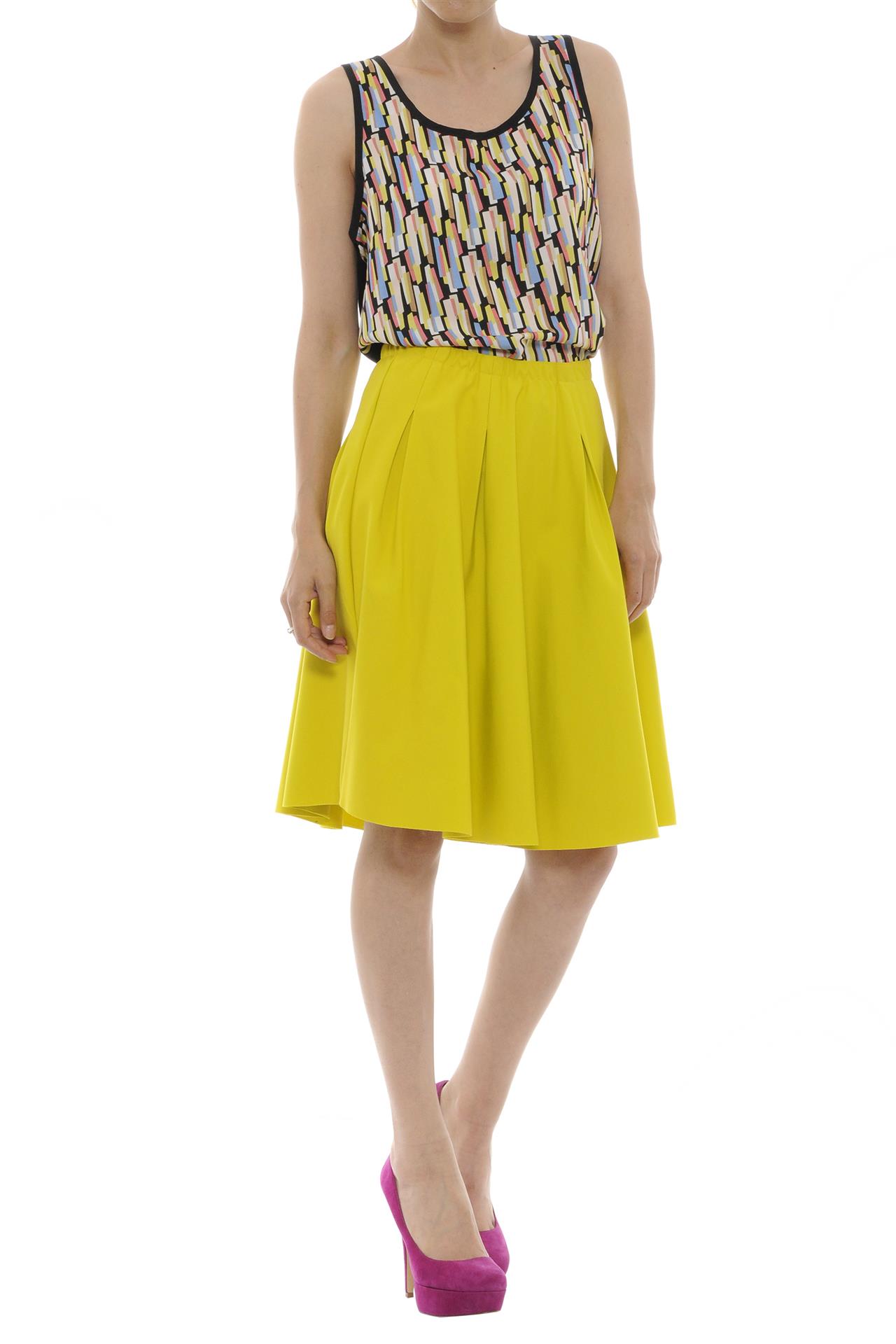 Poza Fusta Midi, Galbena - 785B [3]