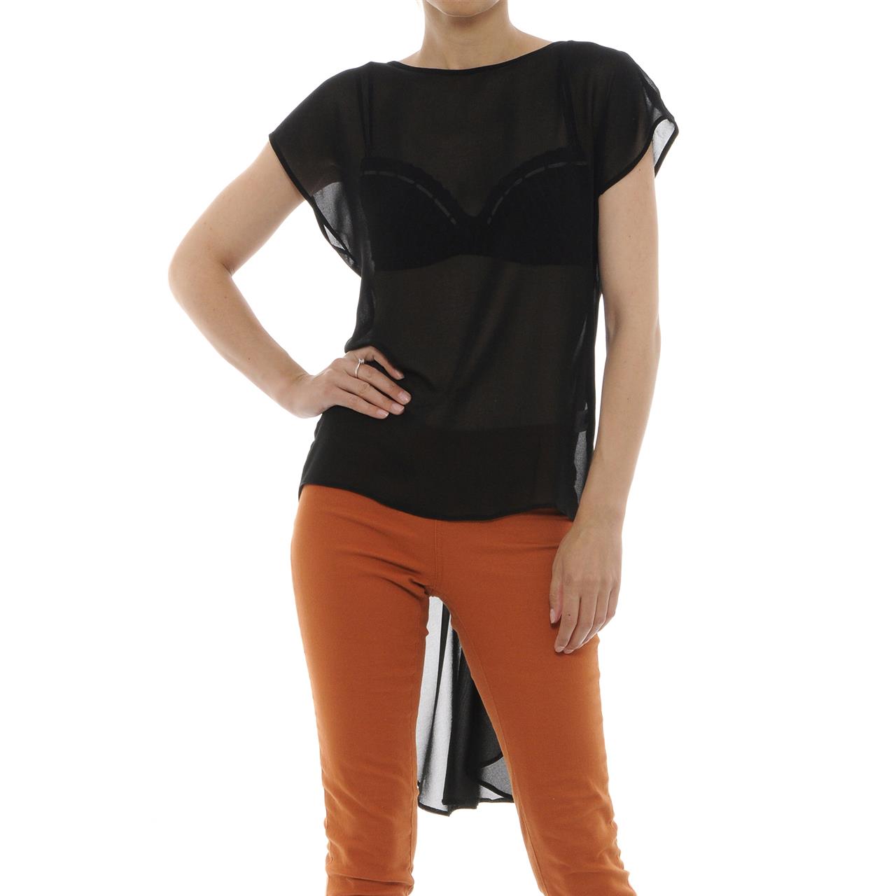 Poza Bluza Cu coada de randunica, Neagra - 787BB [1]