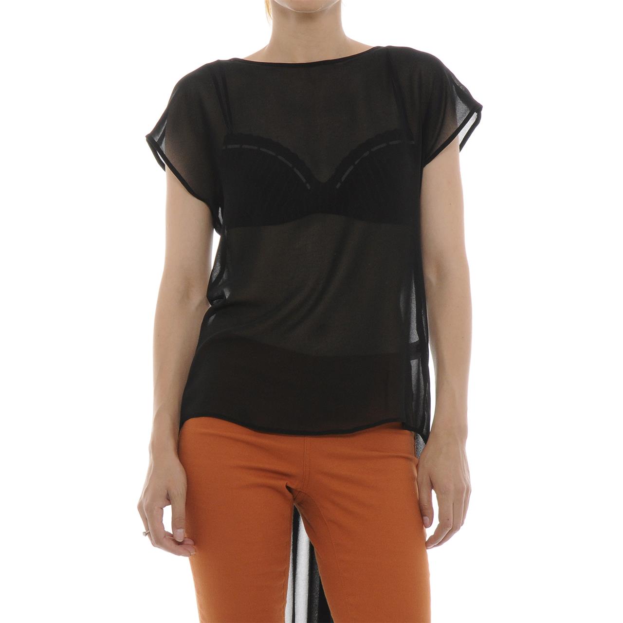 Poza Bluza Cu coada de randunica, Neagra - 787BB [2]