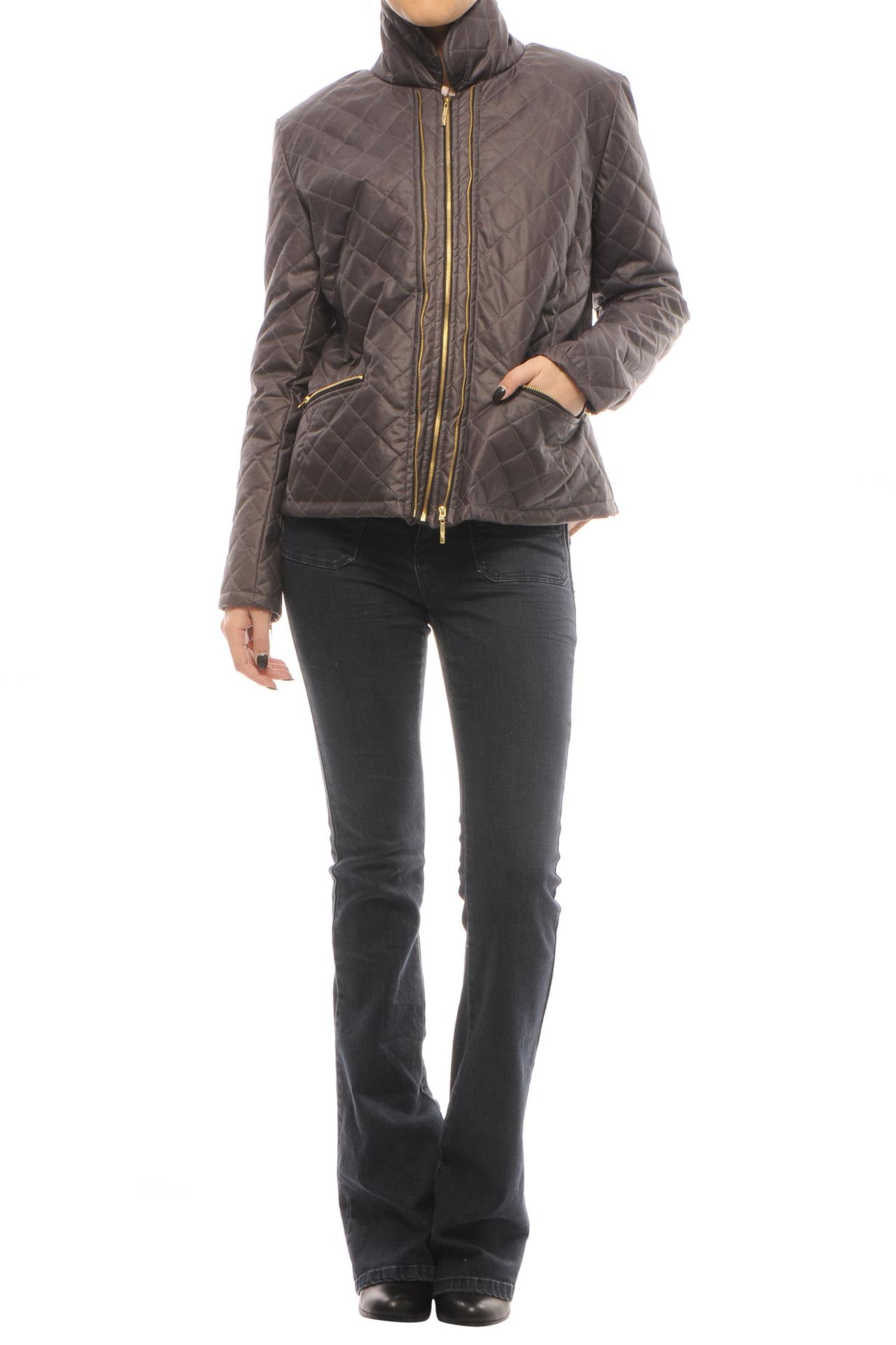 Poza Geaca Piele sintetica, Fara gluga, Cu fermoar, Visiniu - 840J [3]