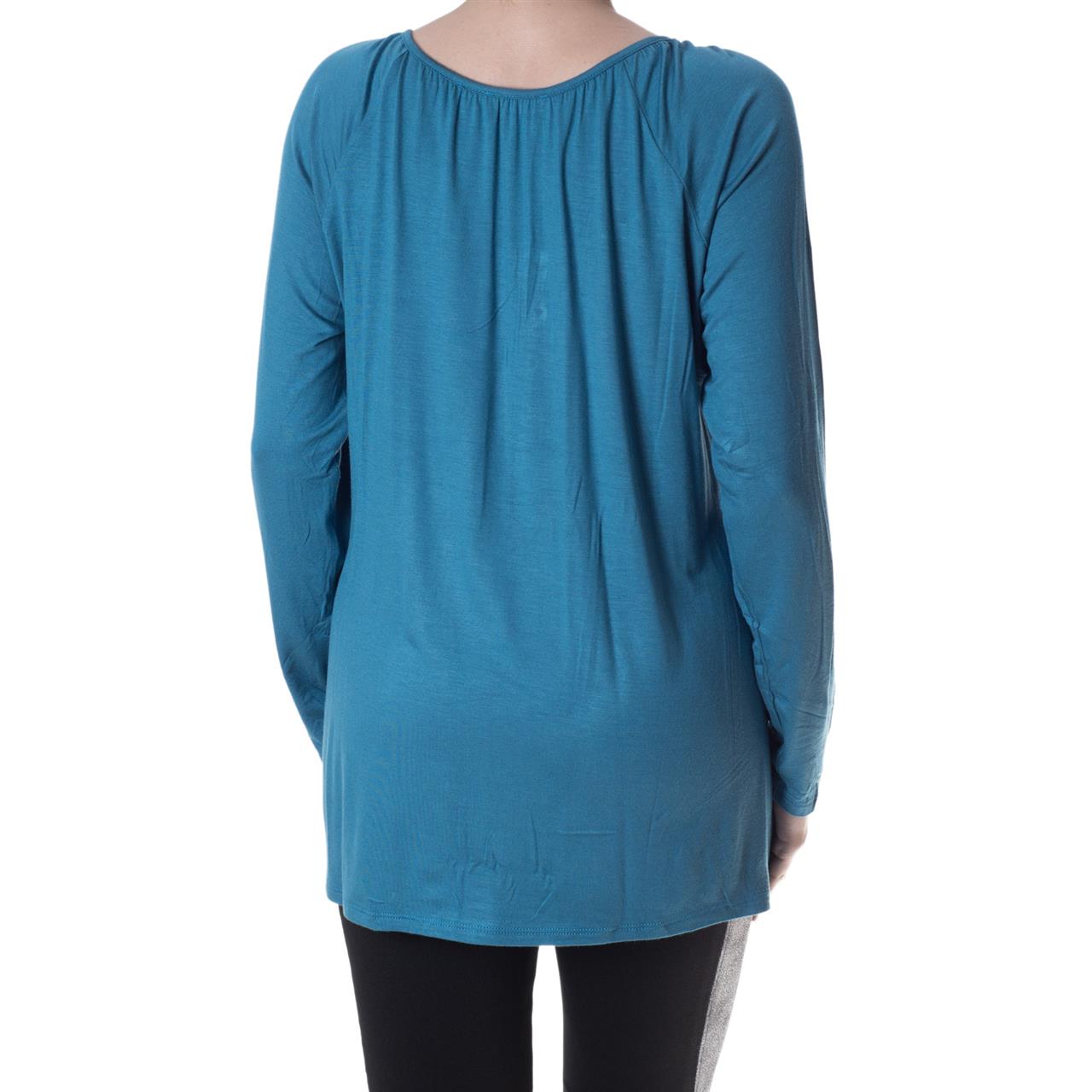 Poza Bluza Casual, Turcoaz, Maneca lunga - 872B [2]