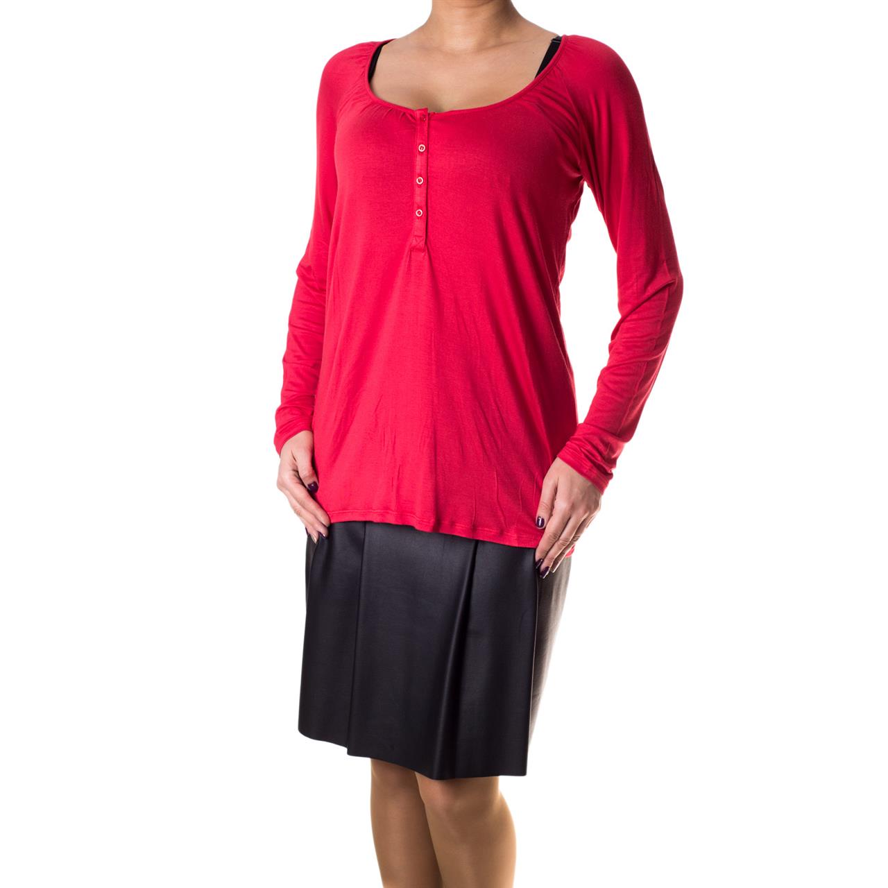 Poza Bluza Casual, Rosie, Maneca lunga - 872D [1]