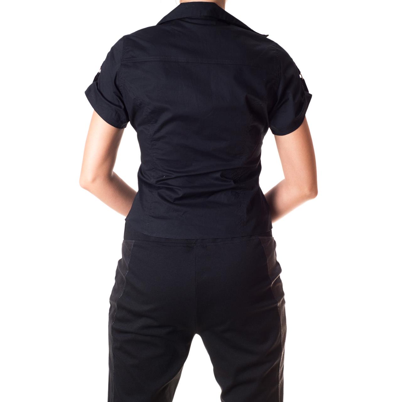 Poza Camasa Negru, Cu maneca scurta - 875A [2]