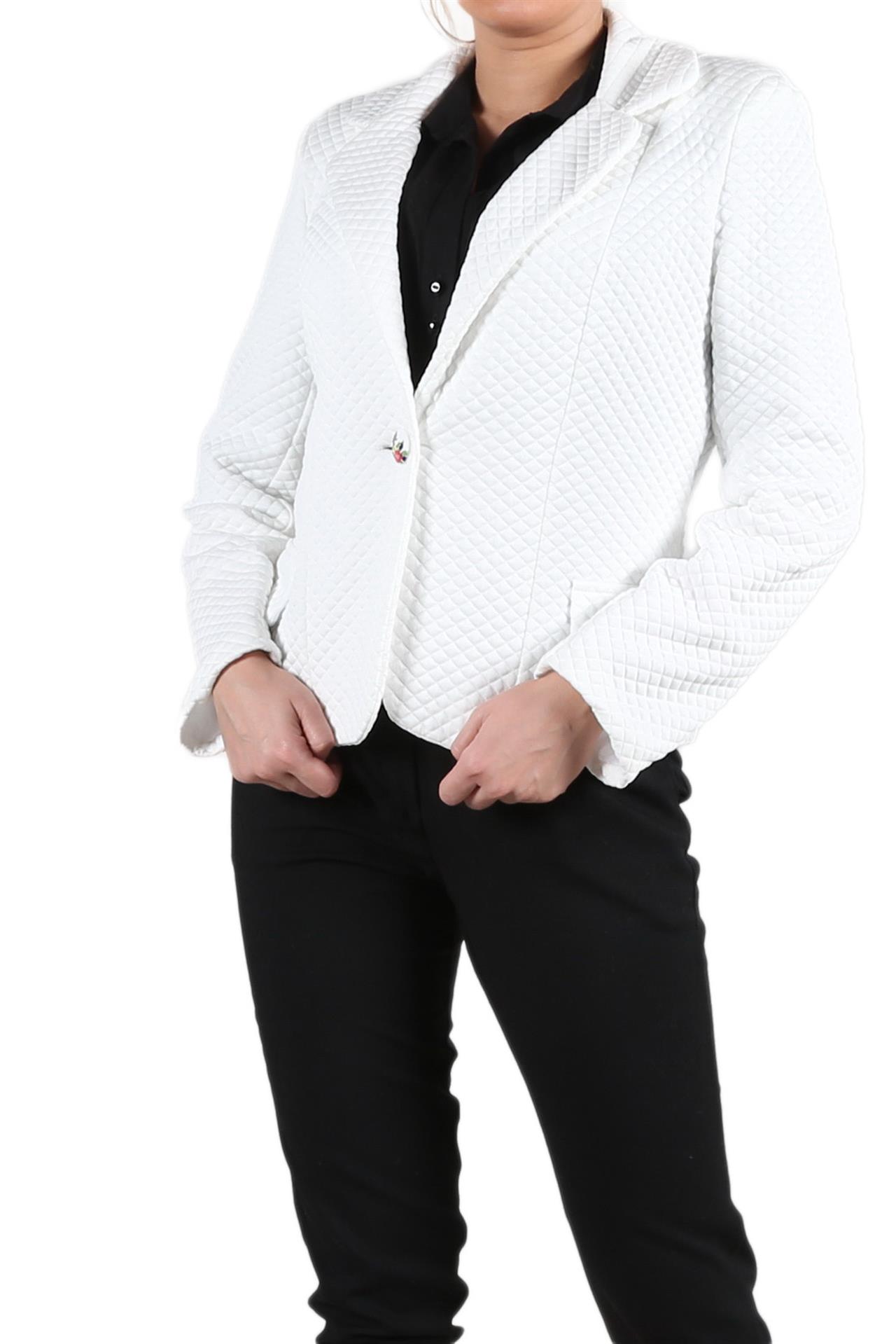 Poza Sacou Cambrat, Office, Alb - 933A [1]