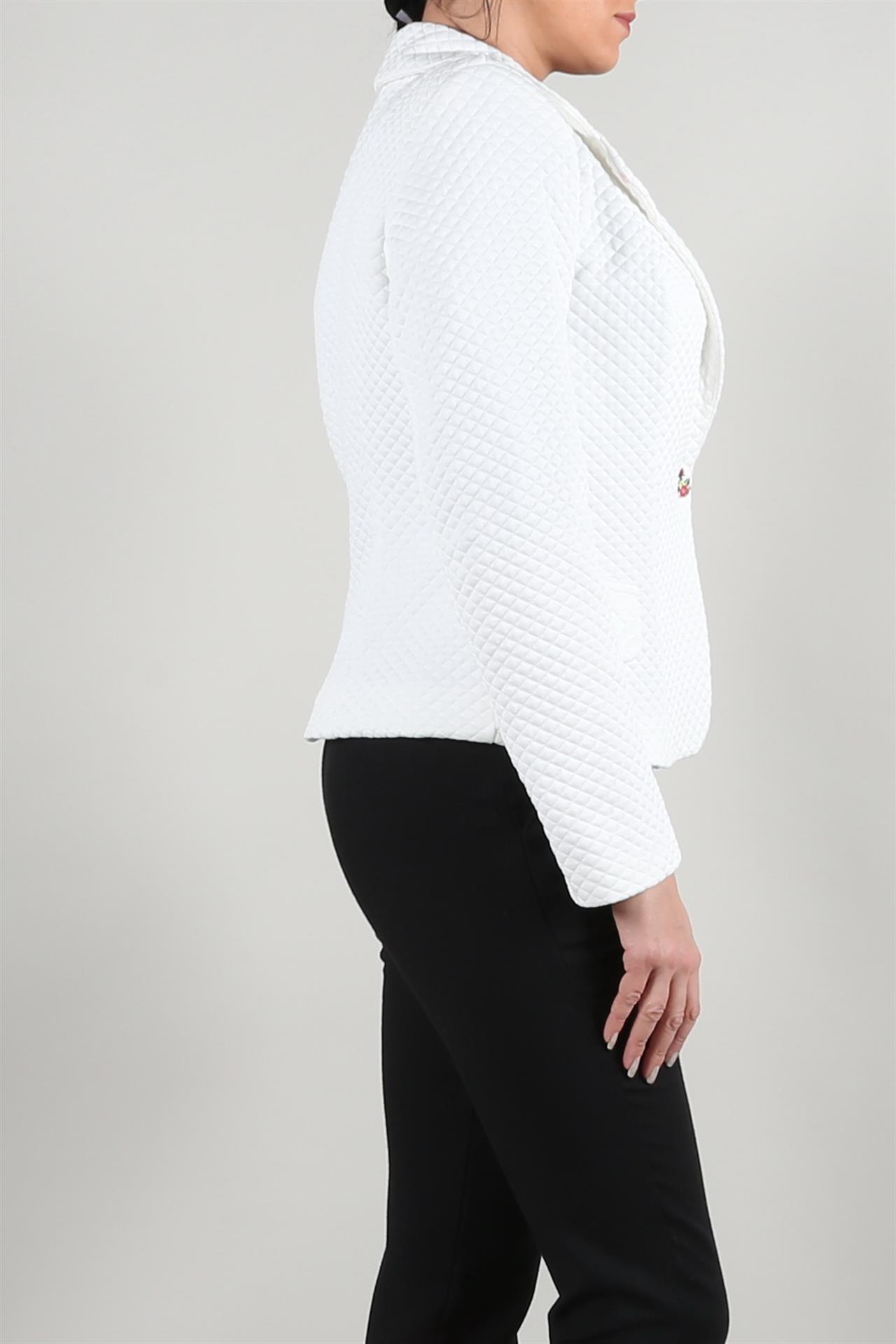 Poza Sacou Cambrat, Office, Alb - 933A [2]