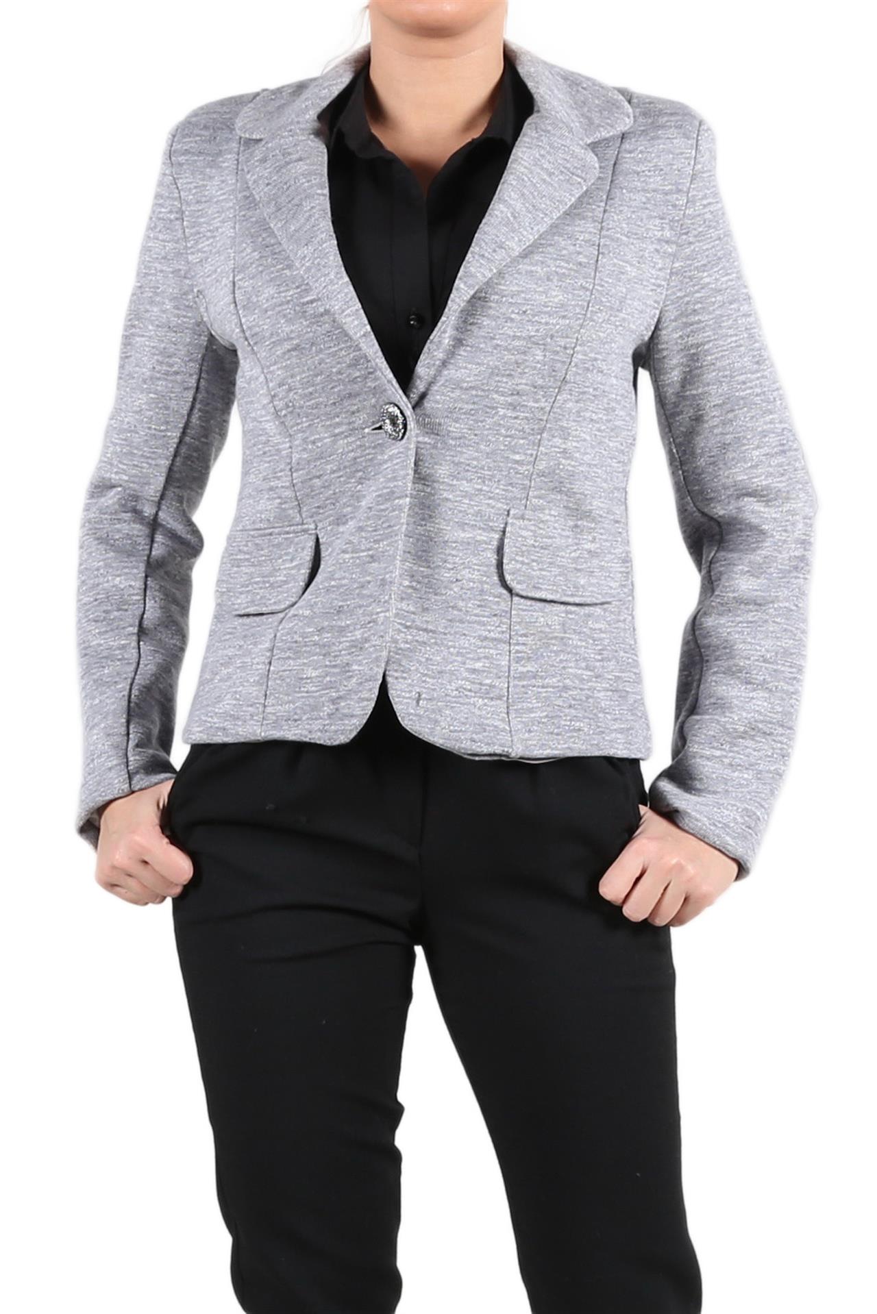 Poza Sacou Cambrat, Office, Gri deschis - 933G [1]
