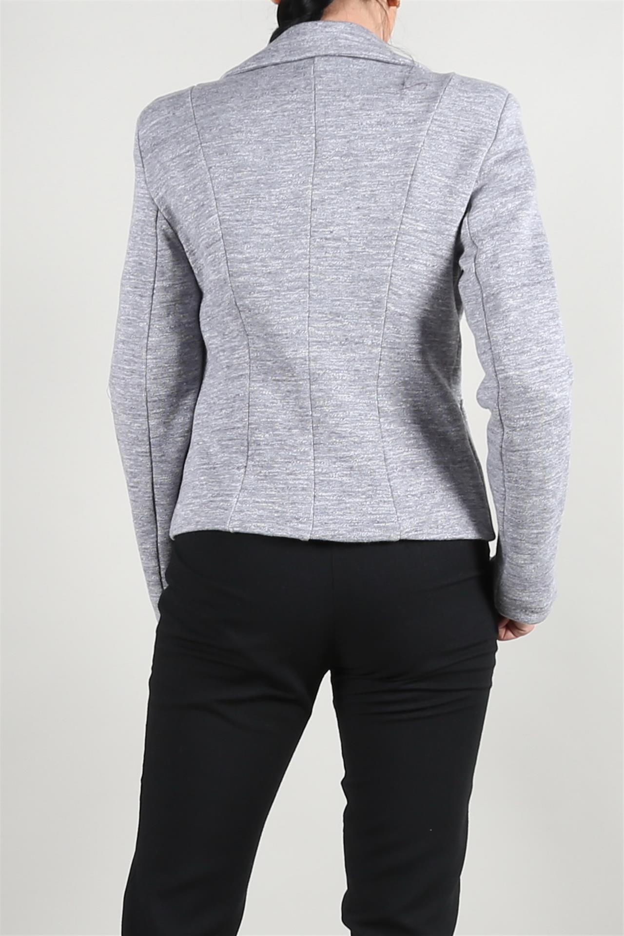 Poza Sacou Cambrat, Office, Gri deschis - 933G [3]