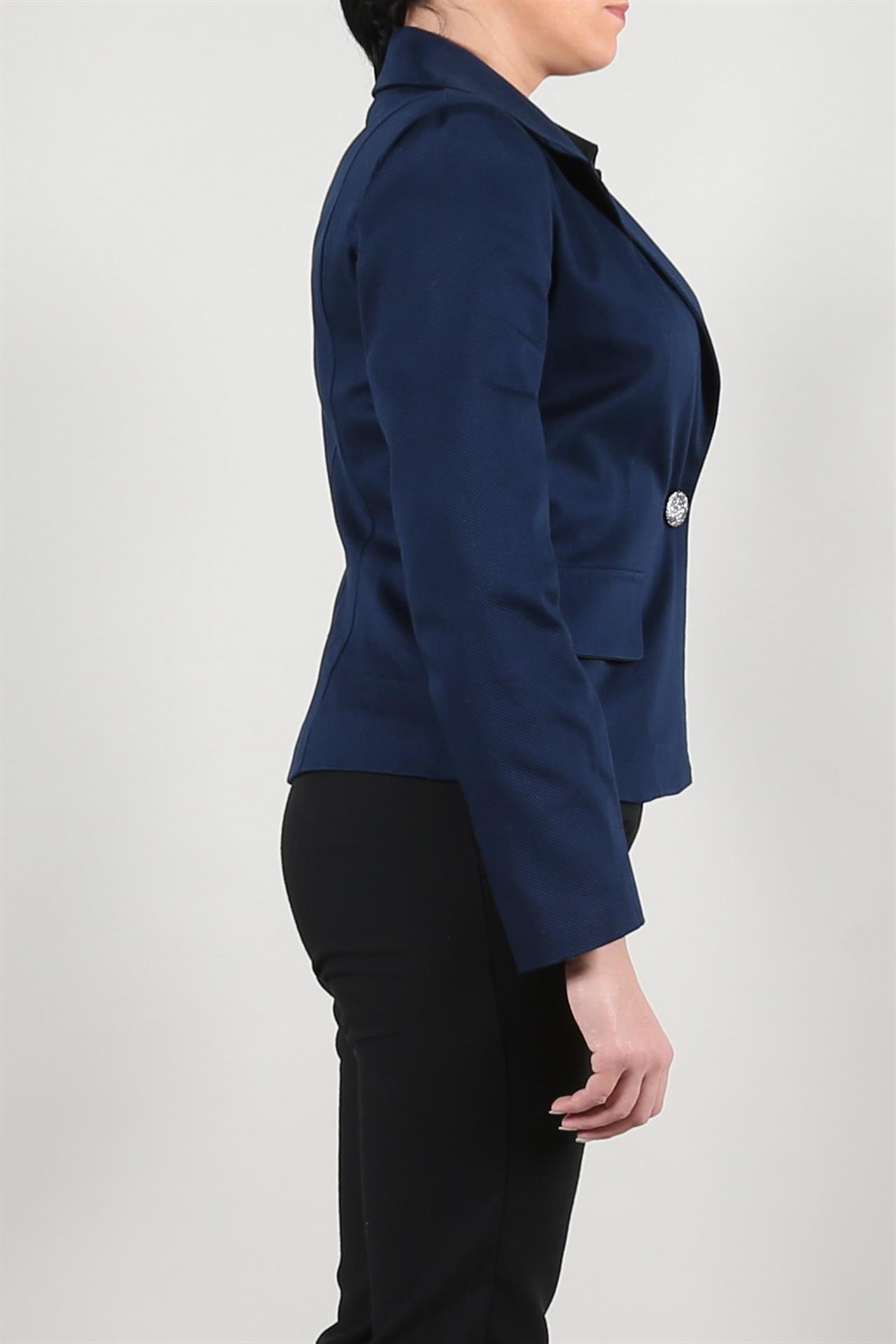 Poza Sacou Cambrat, Office, Bleumarin - 933J [2]