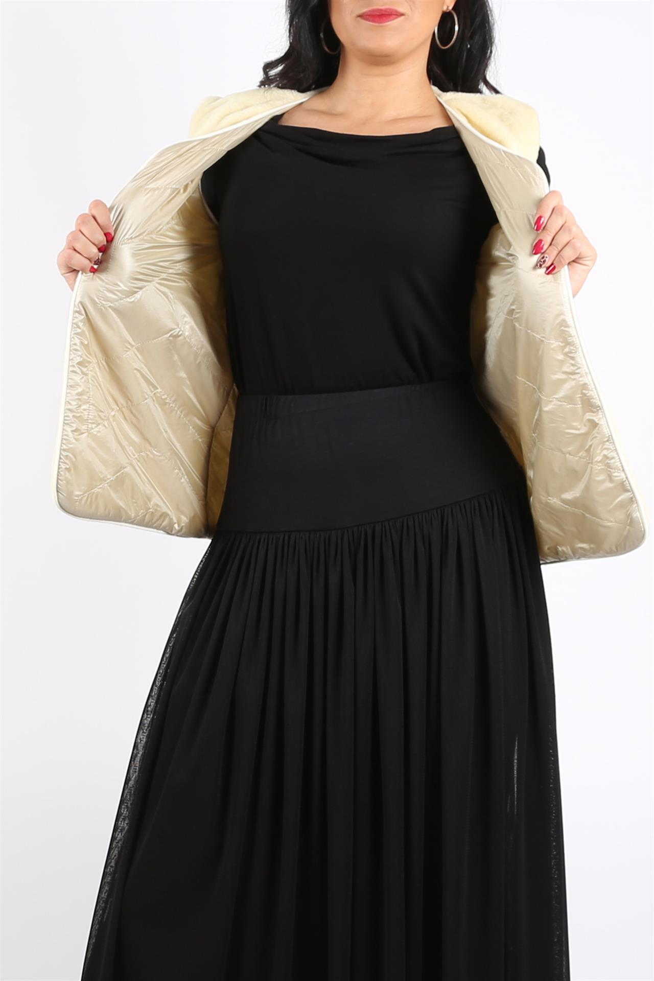 Poza Vesta Autumn Lady Altele, Fara gluga, Fara fermoar, Crem - 942A [2]