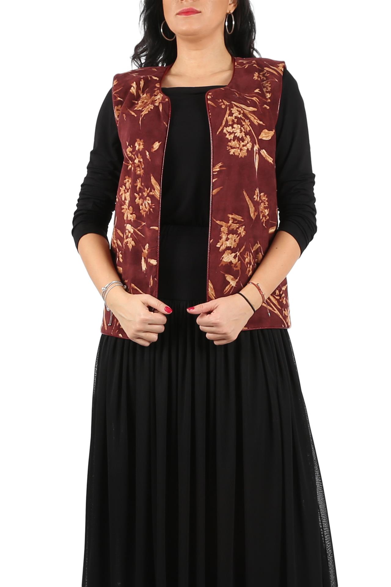 Poza Vesta Autumn Lady Altele, Fara gluga, Fara fermoar, Grena - 942D [1]