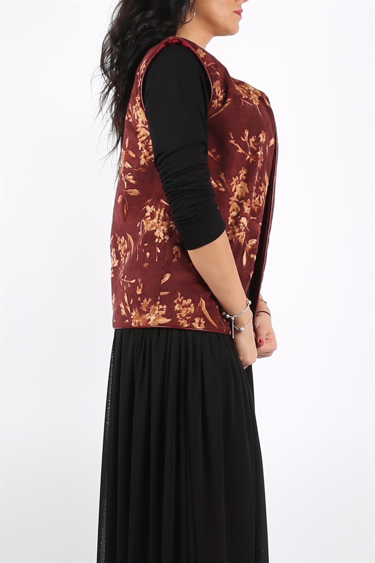 Poza Vesta Autumn Lady Altele, Fara gluga, Fara fermoar, Grena - 942D [3]