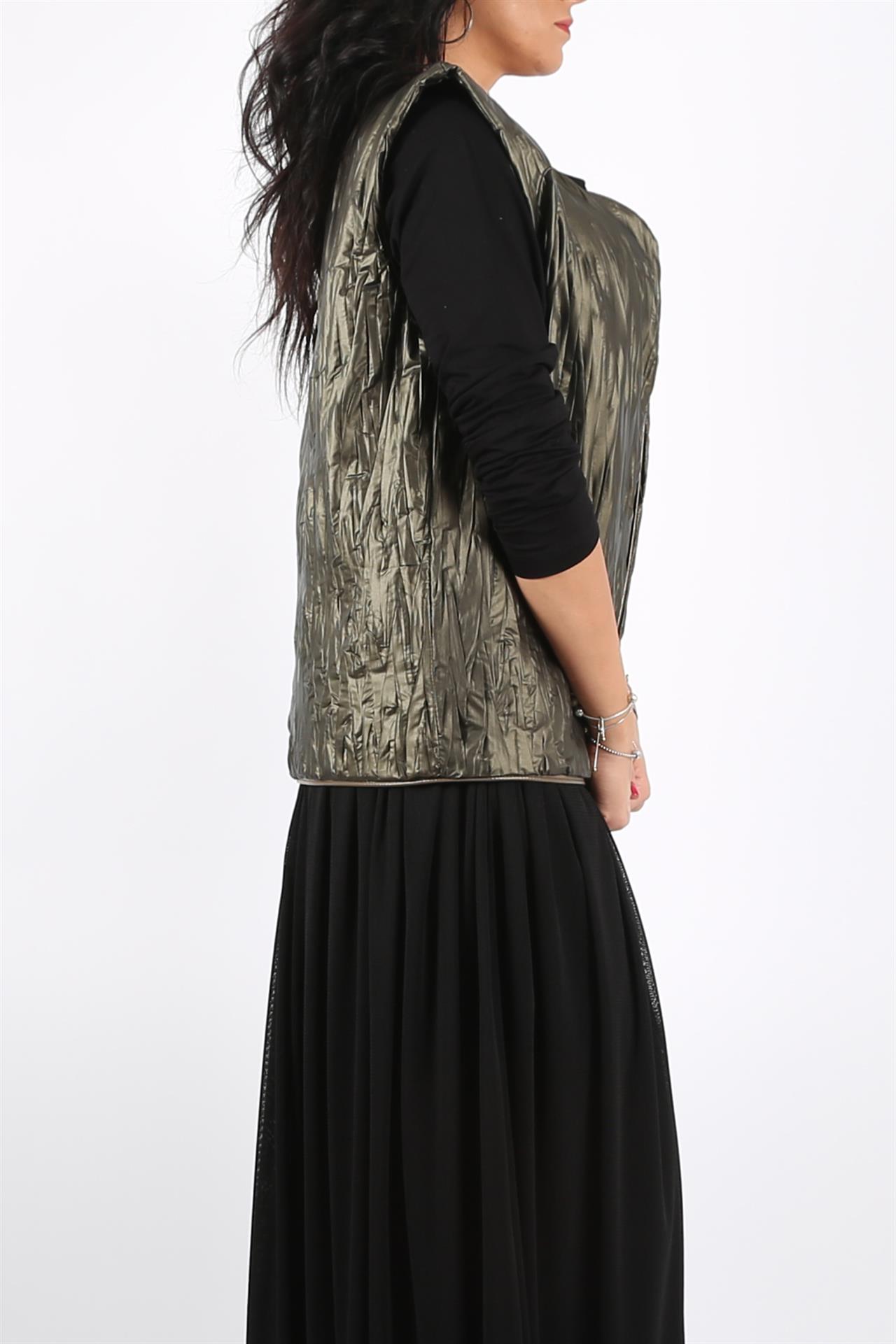 Poza Vesta Autumn Lady Fas, Fara gluga, Fara fermoar, Gri/Verde - 942E [3]