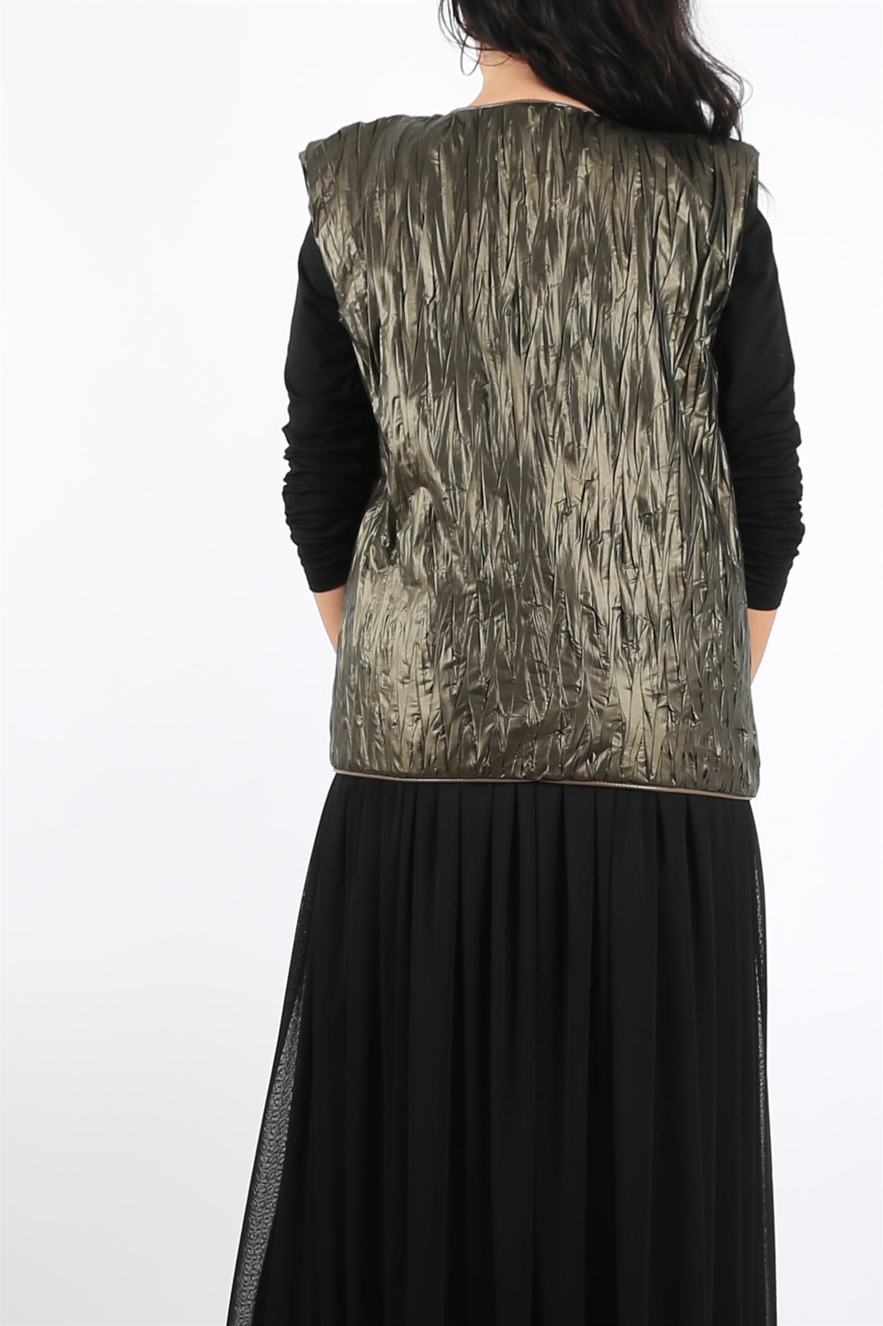 Poza Vesta Autumn Lady Fas, Fara gluga, Fara fermoar, Gri/Verde - 942E [4]
