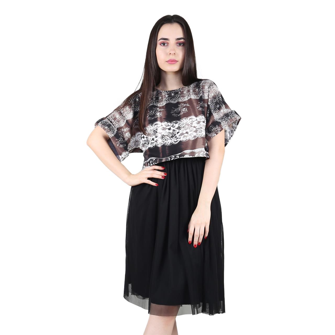 Poza Bluza Casual, maro, Maneca scurta - OM010D [1]