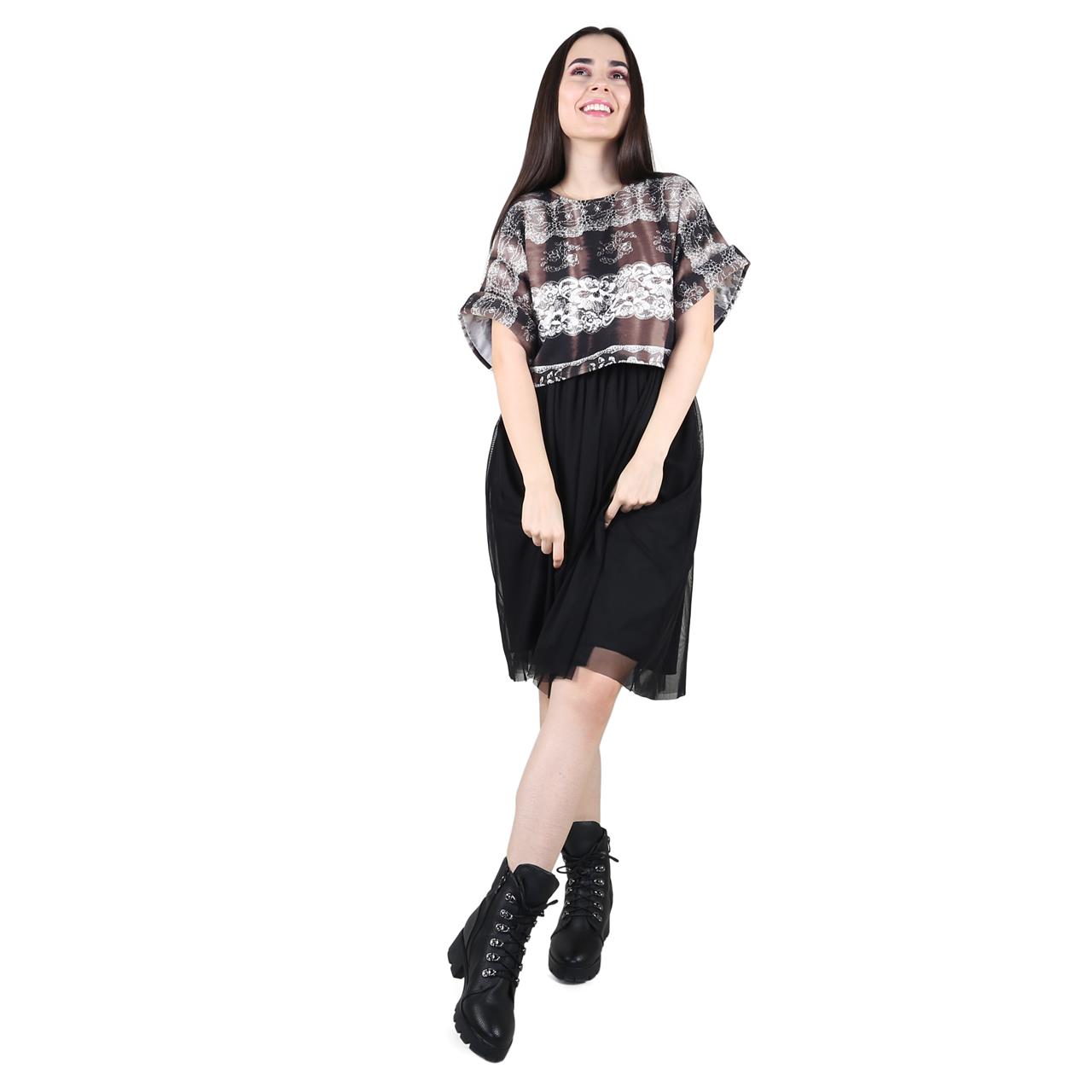 Poza Bluza Casual, maro, Maneca scurta - OM010D [4]