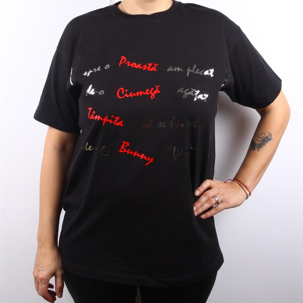 Poza Tricou film 02, La baza gatului, Negru, Maneca scurta, Cu imprimeu - tricou-r [1]