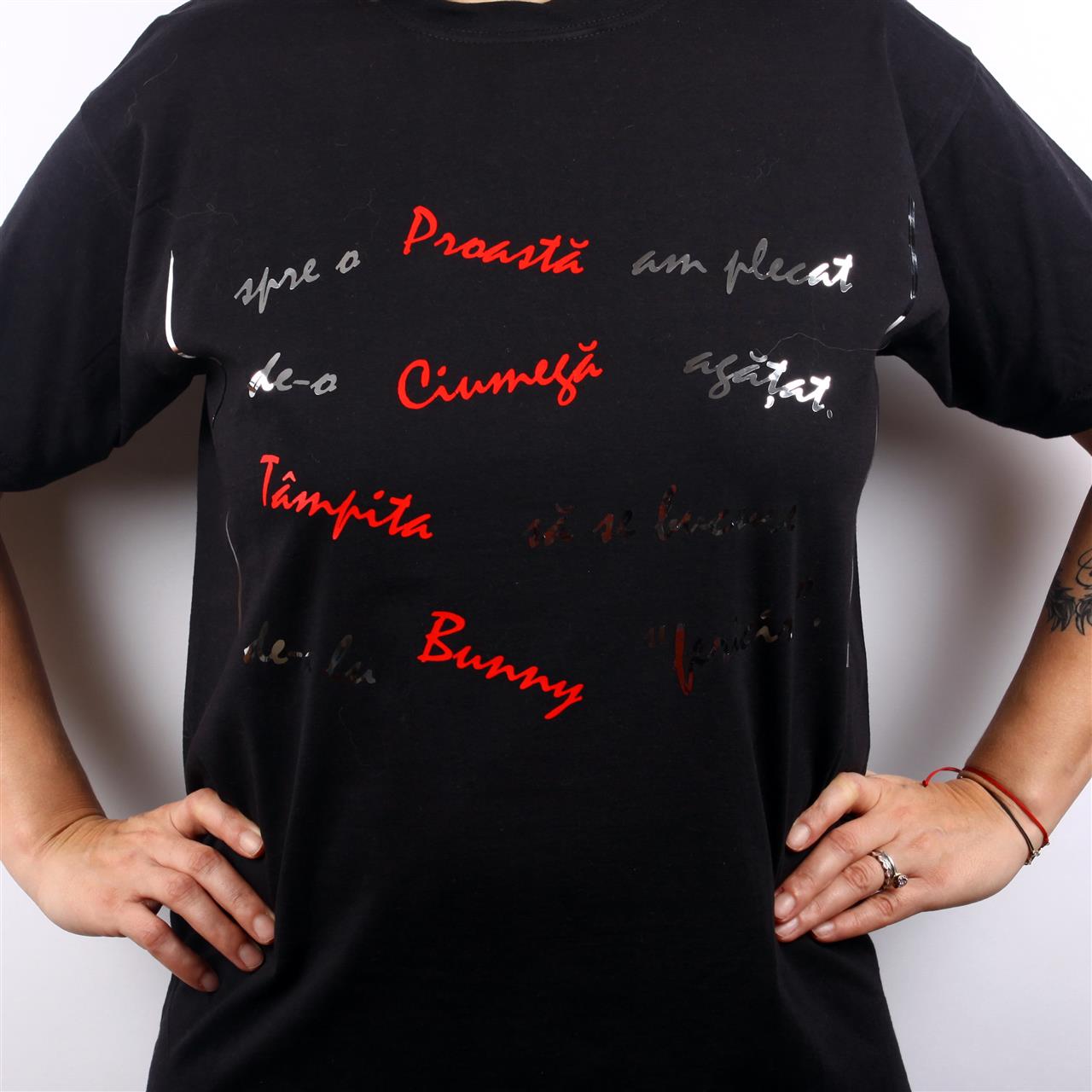 Poza Tricou film 02, La baza gatului, Negru, Maneca scurta, Cu imprimeu - tricou-r [2]